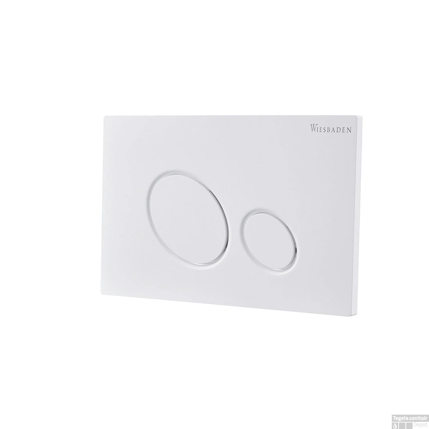 Drukplaat Voor Inbouwreservoir Boss & Wessing X10 Glans Wit 1 Drukplaat Voor Inbouwreservoir Boss & Wessing X10 Glans Wit