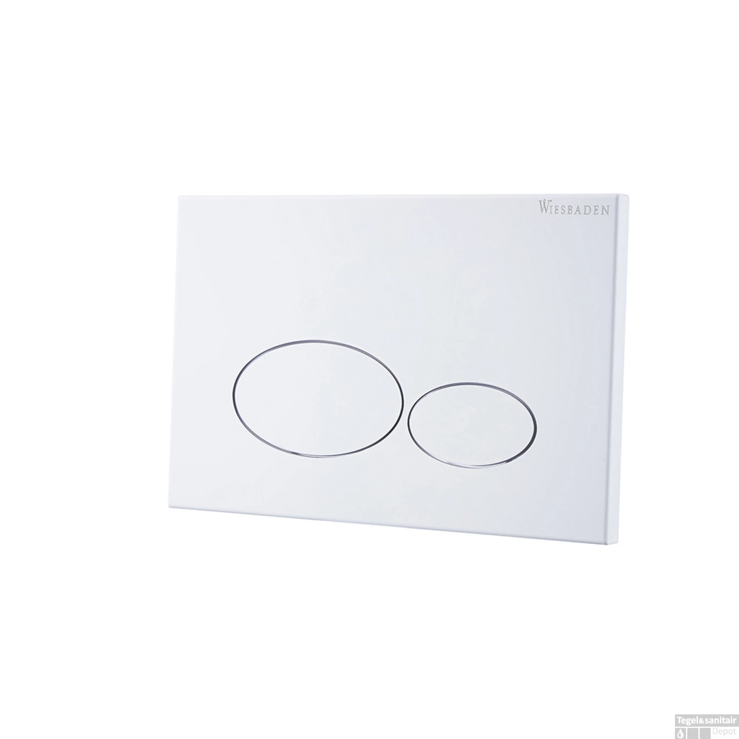 Drukplaat Voor Inbouwreservoir Wiesbaden X32 Metal Mat Wit 1 Drukplaat Voor Inbouwreservoir Wiesbaden X32 Metal Mat Wit