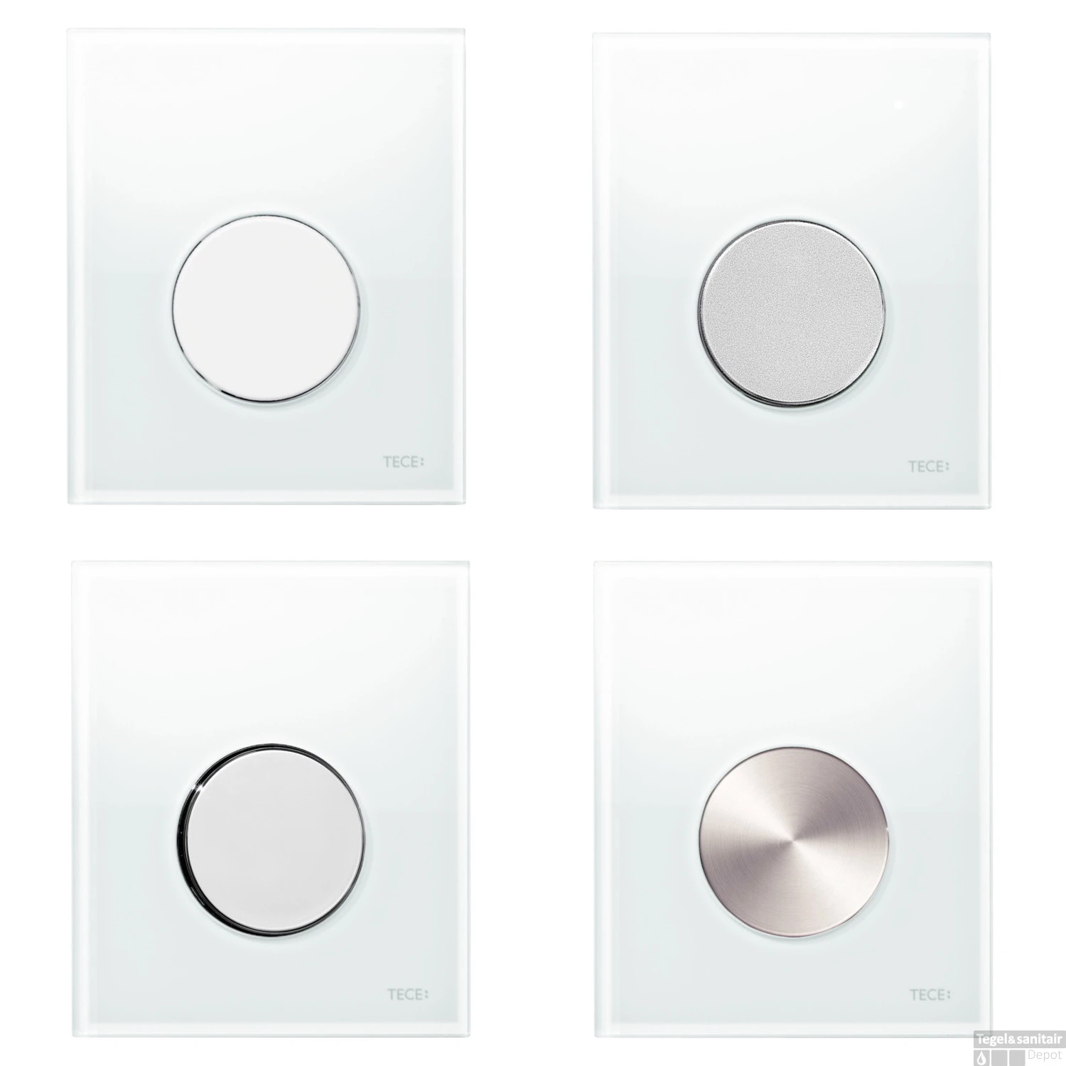 Urinoir Set Salenzi Hung Achterinlaat Mat Wit Met TECE Loop Drukplaat Glas 5 Urinoir Set Salenzi Hung Achterinlaat Mat Wit Met TECE Loop Drukplaat Glas - Afbeelding 5