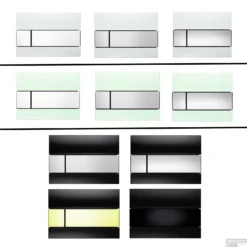 Urinoir Set Salenzi Hung Achterinlaat Mat Zwart Met TECE Square Drukplaat Glas 10 Urinoir Set Salenzi Hung Achterinlaat Mat Zwart Met TECE Square Drukplaat Glas -Zalig Baden Verkoopwinkel drukplatenoverzicht 1