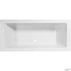 Inbouw Duo Ligbad Wisa Grandola 170x75x45 Cm Wit