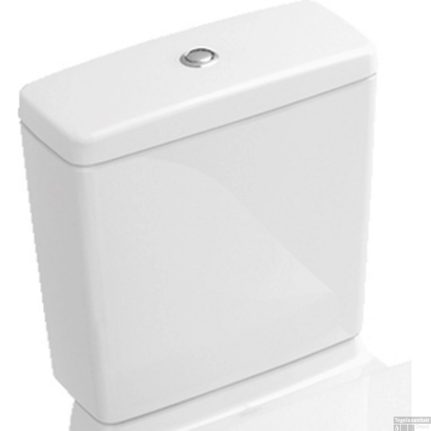 Duoblokreservoir + Binnenwerk Villeroy & Boch O.novo Met Zijaansluiting Links/Rechts Wit 1 Duoblokreservoir + Binnenwerk Villeroy & Boch O.novo Met Zijaansluiting Links/Rechts Wit