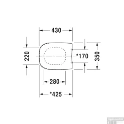 Duravit D-Code Closetzitting Met Deksel 43x36x4 Cm Duroplast Wit -Zalig Baden Verkoopwinkel duravit d code closetzitting met deksel 43x36x4 cm duroplast wit tech