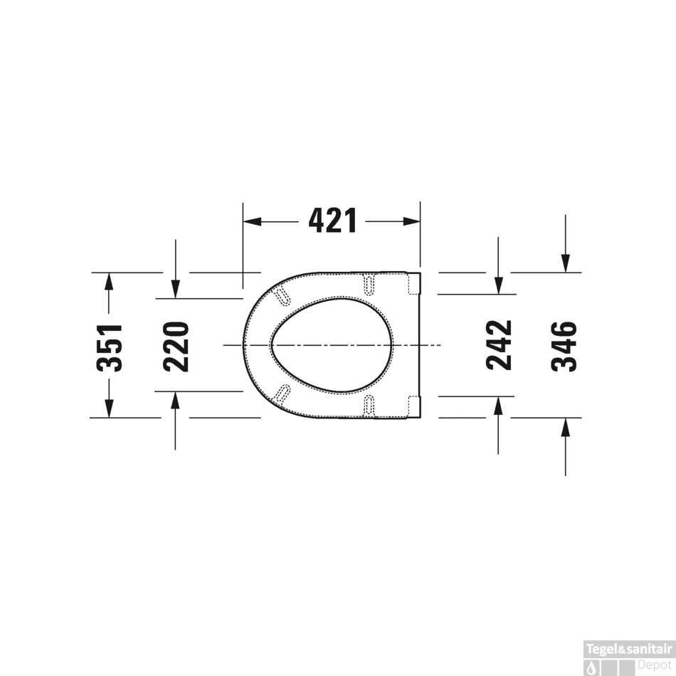 Duravit Starck 3 Closetzitting Softclose Systeem 43.1x37x4.3 Cm Duroplast Wit 5 Duravit Starck 3 Closetzitting Softclose Systeem 43.1x37x4.3 Cm Duroplast Wit - Afbeelding 5