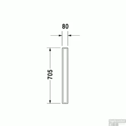 Duravit Starck 3 Urinoir Scheidingswand 8x40x70.5 Cm Keramiek Wit -Zalig Baden Verkoopwinkel duravit starck 3 urinoir scheidingswand 8x40x70.5 cm keramiek wit tech3