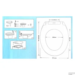 Toiletzitting Eisl Super Slim Softclose Quick Release RVS Scharnieren Wit -Zalig Baden Verkoopwinkel eisl super slim toiletzitting techjpg