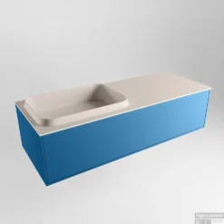 Badkamermeubelset Mondiaz Erin 120 Cm Met 1 Lade Met RIDGE Wastafel Links Linen Met 1 Kraangat Greeploos Mat Jeans -Zalig Baden Verkoopwinkel erin jeans ridge linen google 1 0010