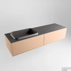 Badkamermeubelset Mondiaz Erin 150 Cm Met 2 Lades Met RIDGE Wastafel Links Dark Grey Zonder Kraangaten Greeploos Mat Rosee 8 Badkamermeubelset Mondiaz Erin 150 Cm Met 2 Lades Met RIDGE Wastafel Links Dark Grey Zonder Kraangaten Greeploos Mat Rosee -Zalig Baden Verkoopwinkel erin rosee ridge dark grey google 1 0022