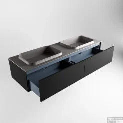 Badkamermeubelset Mondiaz Erin 150 Cm Met 2 Lades Met RIDGE Wastafel Dubbel Dark Grey Zonder Kraangaten Greeploos Mat Urban 11 Badkamermeubelset Mondiaz Erin 150 Cm Met 2 Lades Met RIDGE Wastafel Dubbel Dark Grey Zonder Kraangaten Greeploos Mat Urban -Zalig Baden Verkoopwinkel erin urban ridge dark grey google 5 0024