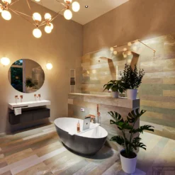 FLOAT Vrijstaand Bad 170x80cm Kleur Dark Grey / Talc -Zalig Baden Verkoopwinkel float 2 00009