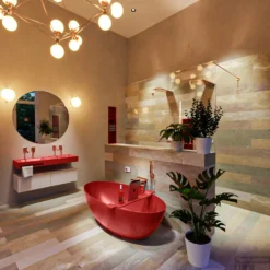 FLOAT Vrijstaand Bad 170x80cm Kleur Fire / Fire -Zalig Baden Verkoopwinkel float 2 00025