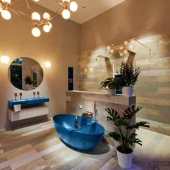 FLOAT Vrijstaand Bad 170x80cm Kleur Jeans / Jeans -Zalig Baden Verkoopwinkel float 2 00026