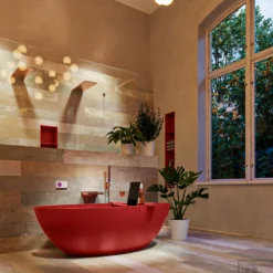 FLOAT Vrijstaand Bad 170x80cm Kleur Fire / Fire -Zalig Baden Verkoopwinkel float 3 00025