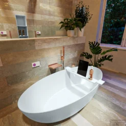 FLOAT Vrijstaand Bad 170x80cm Kleur Clay / Clay -Zalig Baden Verkoopwinkel float 4 00019