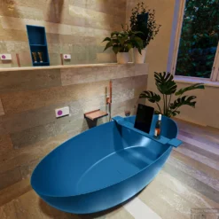 FLOAT Vrijstaand Bad 170x80cm Kleur Jeans / Jeans -Zalig Baden Verkoopwinkel float 4 00026