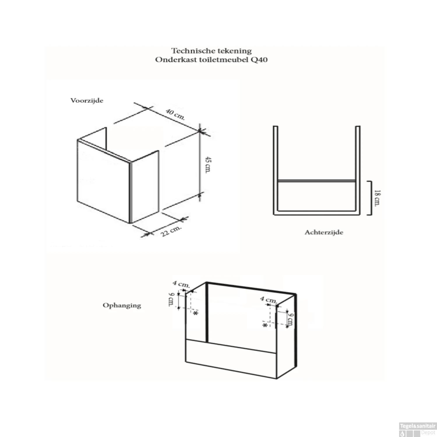 Fonteinkast Sanicare Q40 Hoogglans Wit (spiegel Optioneel) 3 Fonteinkast Sanicare Q40 Hoogglans Wit (spiegel Optioneel) - Afbeelding 3