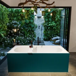 FREEZE Vrijstaand Bad 180x85cm Kleur Smag / Talc -Zalig Baden Verkoopwinkel freeze 2 00015