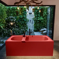 FREEZE Vrijstaand Bad 180x85cm Kleur Fire / Fire -Zalig Baden Verkoopwinkel freeze 2 00025