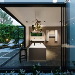 FREEZE Vrijstaand Bad 180x85cm Kleur Smoke / Talc -Zalig Baden Verkoopwinkel freeze 3 00007