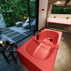 FREEZE Vrijstaand Bad 180x85cm Kleur Fire / Fire -Zalig Baden Verkoopwinkel freeze 4 00025