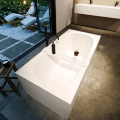 FREEZE Vrijstaand Bad 180x85cm Kleur Linen / Linen -Zalig Baden Verkoopwinkel freeze 5 00017