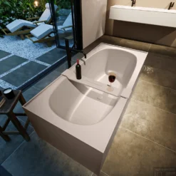 FREEZE Vrijstaand Bad 180x85cm Kleur Smoke / Smoke -Zalig Baden Verkoopwinkel freeze 5 00020