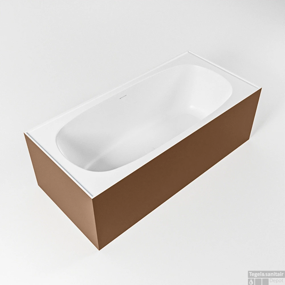 FREEZE Vrijstaand Bad 180x85cm Kleur Rust / Talc 1 FREEZE Vrijstaand Bad 180x85cm Kleur Rust / Talc