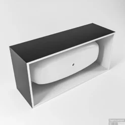 FREEZE Vrijstaand Bad 180x85cm Kleur Urban / Talc -Zalig Baden Verkoopwinkel freeze google 2 00003