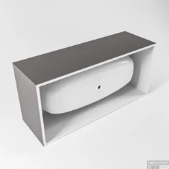 FREEZE Vrijstaand Bad 180x85cm Kleur Dark Grey / Dark Grey -Zalig Baden Verkoopwinkel freeze google 2 00022