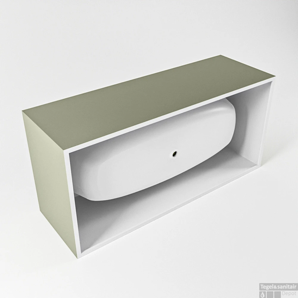 FREEZE Vrijstaand Bad 180x85cm Kleur Army / Army 7 FREEZE Vrijstaand Bad 180x85cm Kleur Army / Army - Afbeelding 7