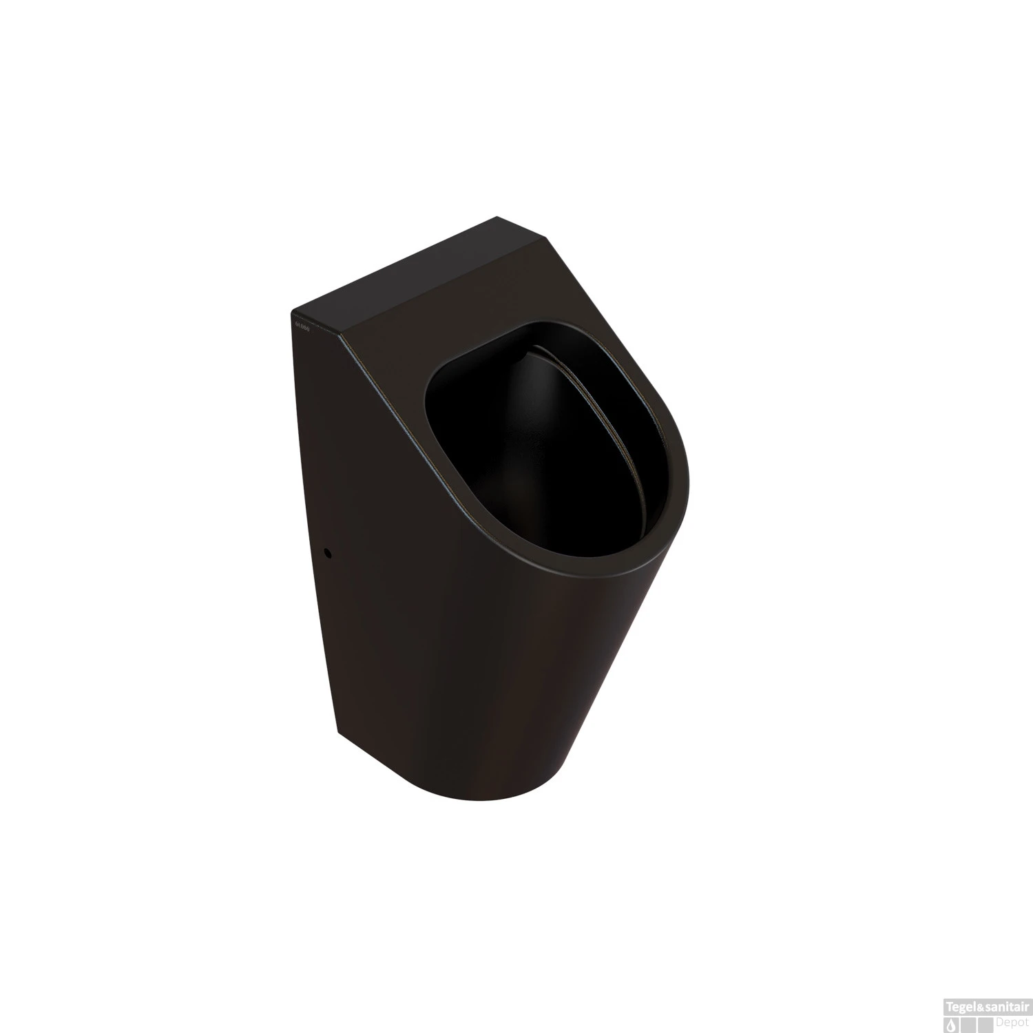 Hangend Urinoir Globo Forty3 30x35x56cm Rimless Mat Zwart 1 Hangend Urinoir Globo Forty3 30x35x56cm Rimless Mat Zwart
