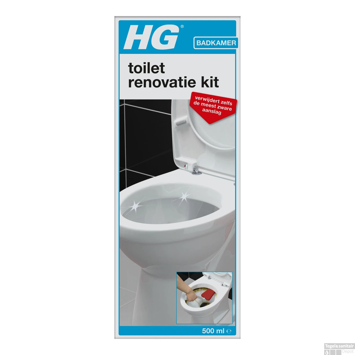 HG Toilet Renovatiekit (500 ML) 1 HG Toilet Renovatiekit (500 ML)