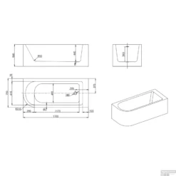 Hoekbad Allibert Serena 170x75x56 Cm Wit Rechts 13 Hoekbad Allibert Serena 170x75x56 Cm Wit Rechts -Zalig Baden Verkoopwinkel hoekbad allibert serena 170x75x56 cm wit tec