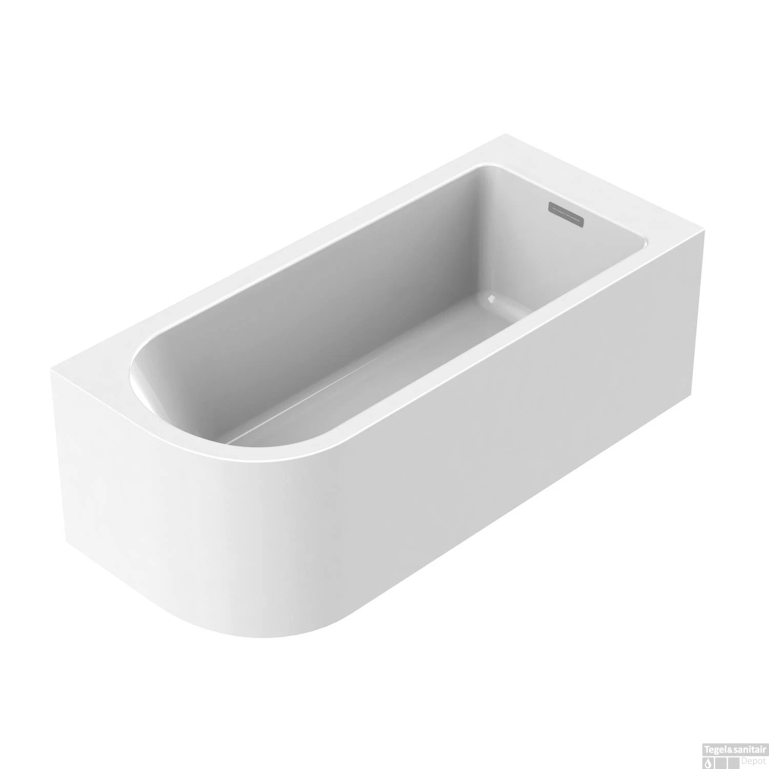 Hoekbad Allibert Serena 170x75x56 Cm Wit Rechts 2 Hoekbad Allibert Serena 170x75x56 Cm Wit Rechts - Afbeelding 2