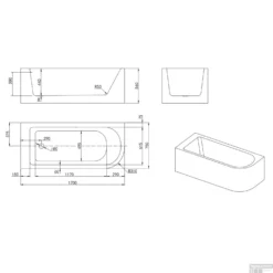 Hoekbad Allibert Serena 170x75x56 Cm Wit Links 13 Hoekbad Allibert Serena 170x75x56 Cm Wit Links -Zalig Baden Verkoopwinkel hoekbad allibert serena 170x75x56 cm wit links tec