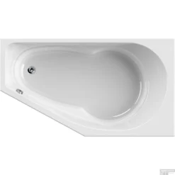 Inbouw Hoekbad Wisa Tirano 160x90x47.5 Cm Rechts Wit