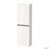 Hoge Kast Duravit D-Neo Kolomkast Wand 132 Cm Rechtsdraaiend Hoogglans Wit