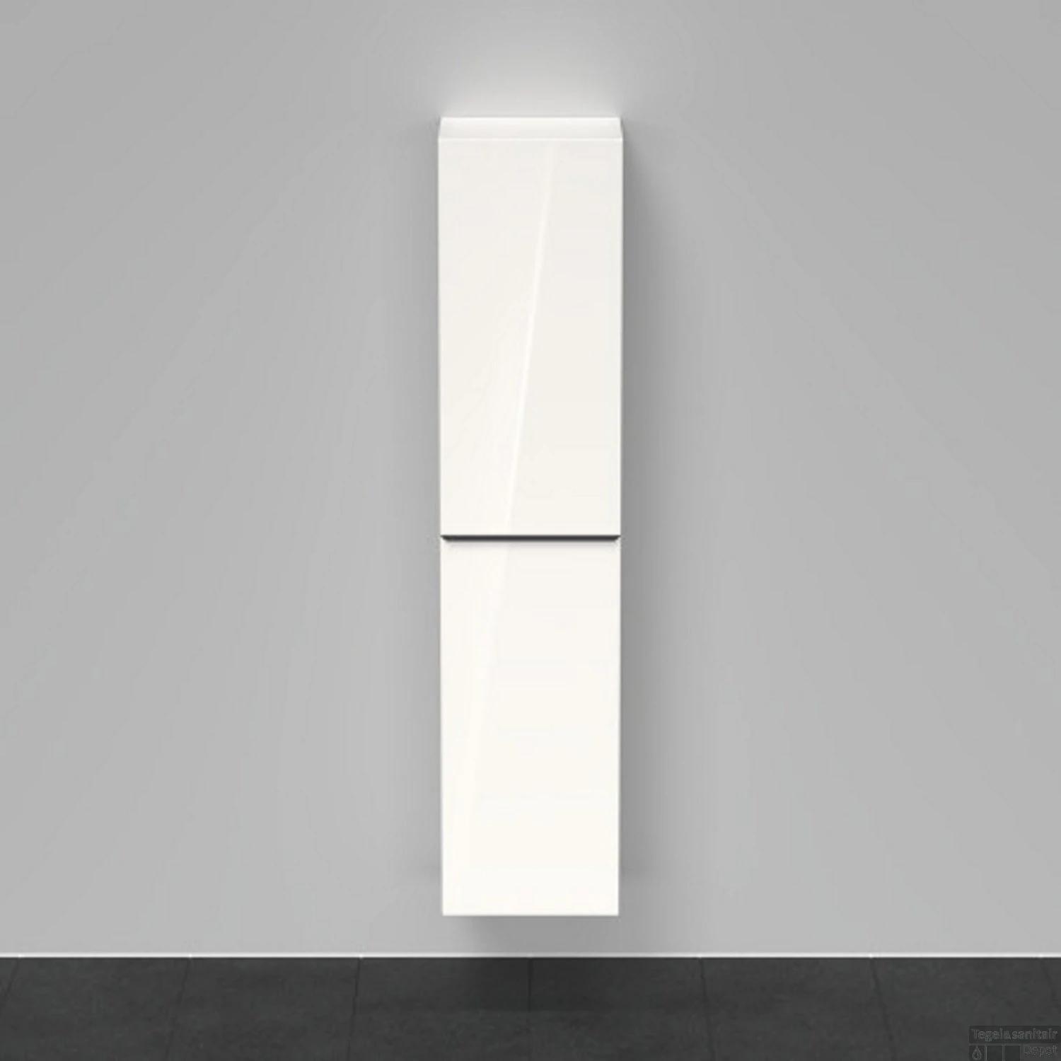 Hoge Kast Duravit D-Neo Kolomkast Wand 176 Cm Rechtsdraaiend Hoogglans Wit - Afbeelding 2