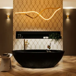 HOLM Vrijstaand Bad 180x85cm Kleur Urban / Urban -Zalig Baden Verkoopwinkel holm 2 00016