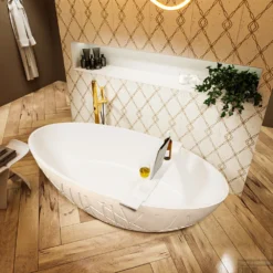 HOLM Vrijstaand Bad 180x85cm Kleur Linen / Talc 13 HOLM Vrijstaand Bad 180x85cm Kleur Linen / Talc -Zalig Baden Verkoopwinkel holm 4 00004