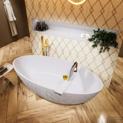 HOLM Vrijstaand Bad 180x85cm Kleur Cale / Cale -Zalig Baden Verkoopwinkel holm 4 00021