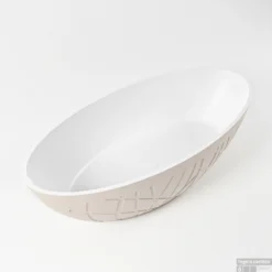 HOLM Vrijstaand Bad 180x85cm Kleur Linen / Talc