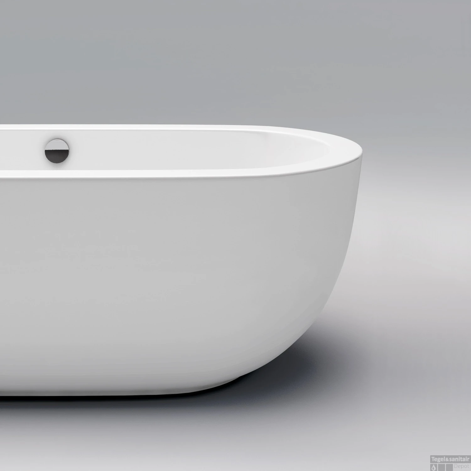 Clou InBe Vrijstaand Ligbad Ovaal 180x85x61 Cm Met Overloop Acryl Wit 5 Clou InBe Vrijstaand Ligbad Ovaal 180x85x61 Cm Met Overloop Acryl Wit - Afbeelding 5