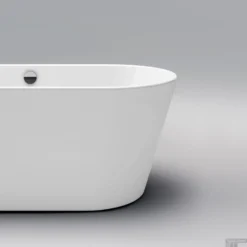 Clou InBe Vrijstaand Ligbad Ovaal 165x73.5x61.5 Cm Met Overloop Acryl Wit -Zalig Baden Verkoopwinkel ib 05.40301 d