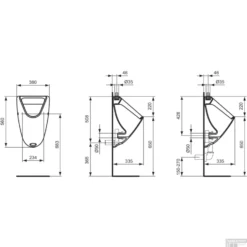 Urinoir Ideal Standard Eurovit Met Boveninlaat Keramiek 56x23.4x33.5 Cm Wit 7 Urinoir Ideal Standard Eurovit Met Boveninlaat Keramiek 56x23.4x33.5 Cm Wit -Zalig Baden Verkoopwinkel idealstandard k5539 web price list drawing 2a80d02b19a70828347e7f6d97ef8af5