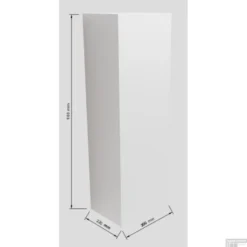 Kolomkast Mondiaz LAGOM 90cm Opbouw Linksdraaiend Mat Zwart -Zalig Baden Verkoopwinkel kolomkast mondiaz lagom 90cm opbouw linksdraaiend mat wit tech 1