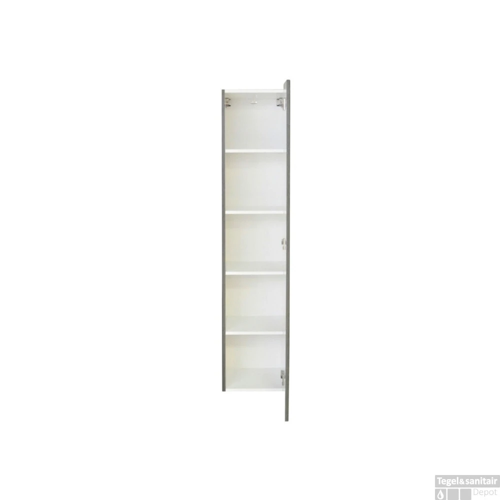 Kolomkast Sanicare Q6/Q14/Q16 1 Soft-Closing Deur 160x33,5x32 Cm Belluno - Afbeelding 2