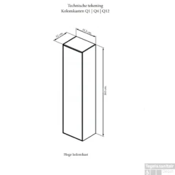 Kolomkast Sanicare Q1/Q12/Q17 Soft-Close Deur 160x33,5x32 Cm Truffel 5 Kolomkast Sanicare Q1/Q12/Q17 Soft-Close Deur 160x33,5x32 Cm Truffel -Zalig Baden Verkoopwinkel kolomkast sanicare q1q4q12 soft close deur chromen greep 160x33 5x32 cm truffel tech