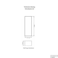 Kolomkast Sanicare Q5 1 Soft-Close Deur 90 Cm Hoogglans Wit -Zalig Baden Verkoopwinkel kolomkast sanicare q5 1 soft close deur 90 cm tech