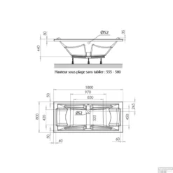 Zalig Baden Verkoopwinkel -Zalig Baden Verkoopwinkel ligbad allibert lodge 180x80 cm